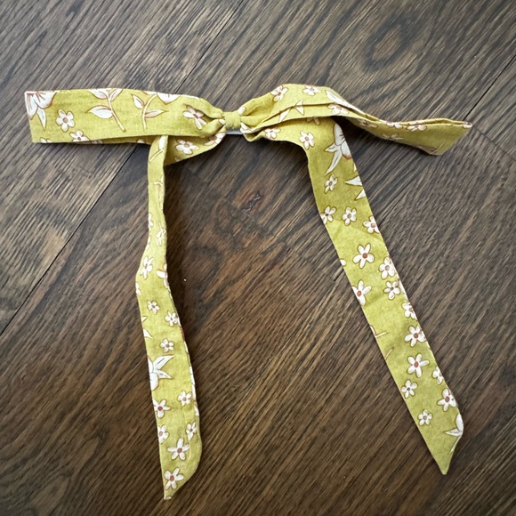 Lali Kids Marigold Floral Dress with bow included! - Picture 5 of 7